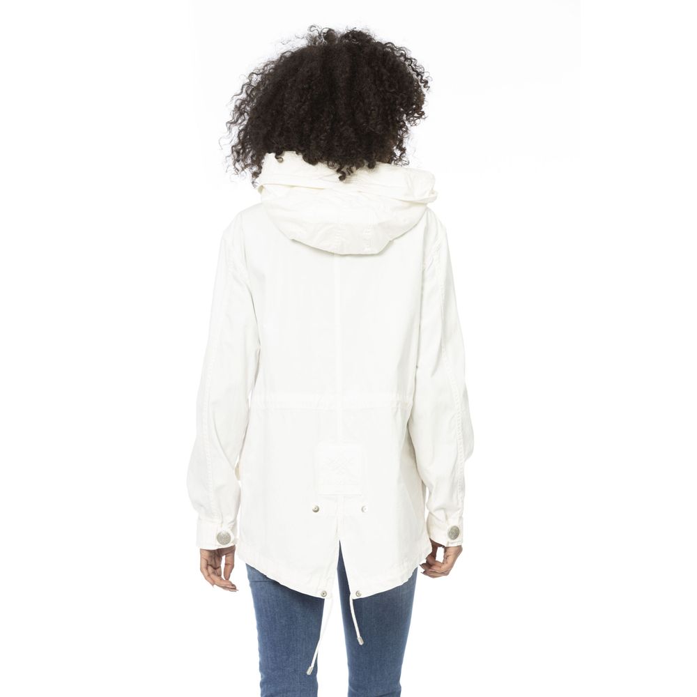 Mr&Mrs Italy Weißer Baumwolle Frauen Parka